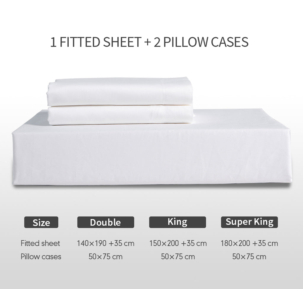 White Fitted Sheet Sets